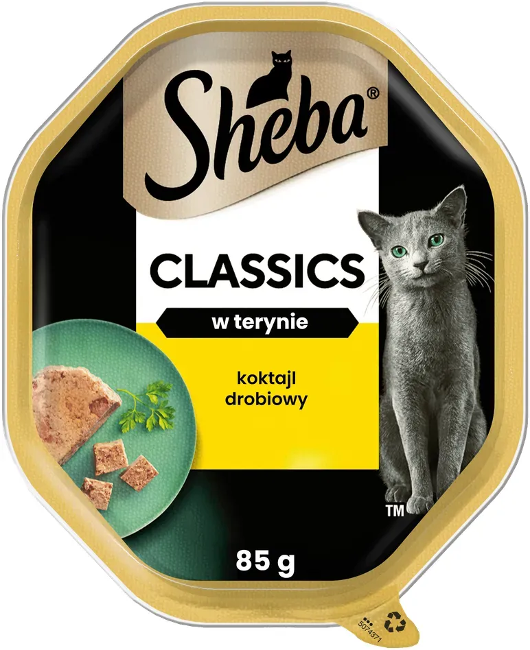 SHEBA® Classics 85g Geflügel-Cocktail - Katzennassfutter in Pastete (Rabatt für Stammkunden 3%)