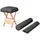 vidaXL Massage-Klapphocker 12 cm