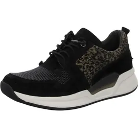 Gabor Komfort Schnürschuhe Schwarz Damen 38