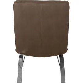 W.Schillig Relaxliege daily dreams Leder/Polyester 75 x 91 x 170 cm braun mit Kissen
