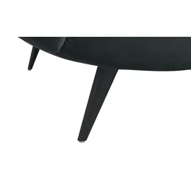 Switch Relaxliege Delphi Velours 120 x 84 x 168 cm Schwarz