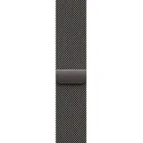 Apple Watch Milanaise Armband 46 mm Schiefer S/M