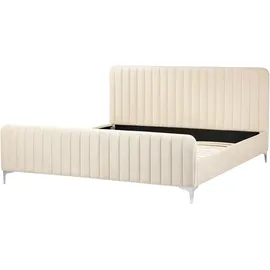 Beliani Lunan 180 x 200 cm Hellbeige