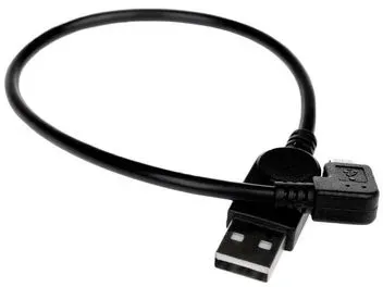 Caruba USB 2.0 Kabel A Stecker gewinkelt Mini Stecker gewinkelt ab