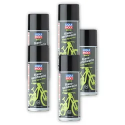 5x 400ml LIQUI MOLY 6058 Konservierungswachs Bike Glanzsprühwachs Fahrrad
