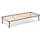 Talamo Italia Einzelbettbasis Manila, Orthopädische Basis aus Birkensperrholz mit 13 Latten, 100% Italy, cm 90x190h 34