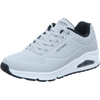 SKECHERS Uno - Stand on Air Hellgrau/Schwarz 40