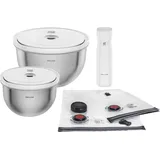 Zwilling Fresh & Save Bowls Vakuum Starter Set 9-tlg, Edelstahl