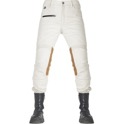 Fuel Sergeant 2 Damen Motorrad Textil Hose, weiss, Größe M