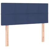 vidaXL Kopfteil Blau 90x5x78/88 cm Stoff