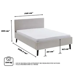 Aileenstore Viola 140 x 200 cm Beige
