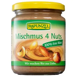 RAPUNZEL Mischmus 4 Nuts bio 250g