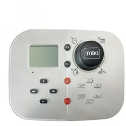 Toro Tempus Steuergerät, Rückseitenmodul und Pro 4 Stationen-Basismodell (Tempus Steuergerät mit externem Netzteil 220 VAC: Tempus Rückseitenmodul mit 8 Stationen)