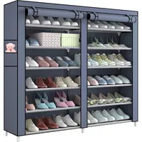 Severno home Schuhschrank, Stoff, Schuhregal, Garderobe XXL