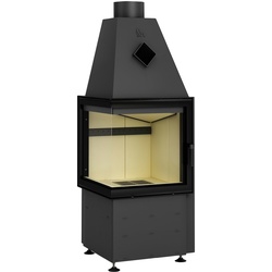 Hajduk Kamineinsatz Smart 2 LT| 7,5 kW| zweiteilige Scheibe| rahmenlose Ecke