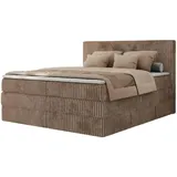 MKS Meble Tiliano King 140 x 200 cm H3 Braun