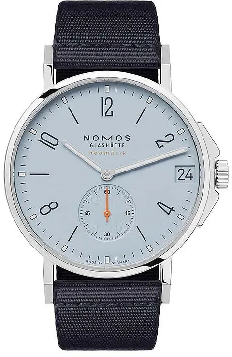 Nomos Glashütte Unisexuhr Ahoi neomatik 38 date sky 526 - silber