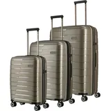 Travelite Air Base Koffer-Set 3-tlg. champagner/beige