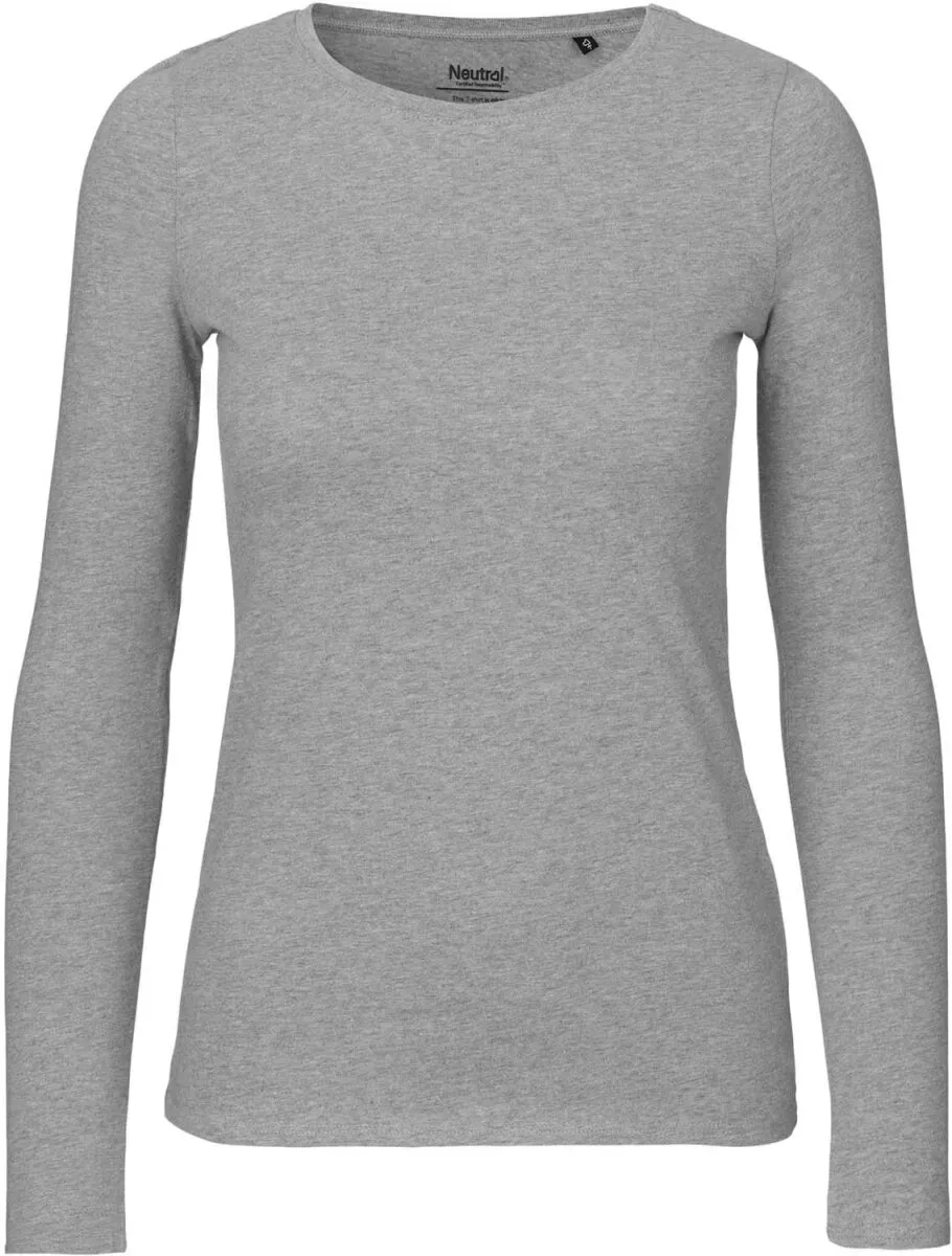 Neutral Damen T-Shirt langarm O81050 dusty indigo L