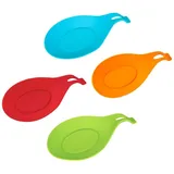 Intirilife 4er-Set Silikon Kochutensilienablage