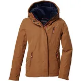 KILLTEC Mädchen Funktionsjacke/Outdoorjacke mit Kapuze KOW 356 GRLS JCKT, braun, 164,