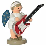 KWO Kunstgewerbe Werkstätten Dekofigur Engel mit Gitarre (5cm) von KWO