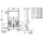 Grohe Rapid SL Vorwandelement H: 82 cm