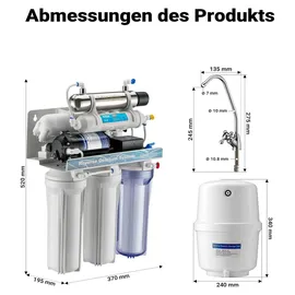 Naturewater Wasserpumpe, Druckerhöhungspumpe