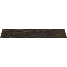 Ideal Standard Conca, Keramik-Waschtisch-Platte T4346DG Ausladung 37cm, 100 x 37,3 x 0,6 cm, Mamor Noir Desir