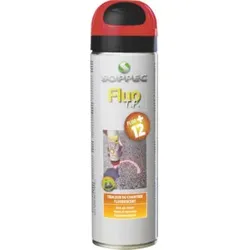 Soppec Markierungsspray FLUO TP 500 ml 9-12 Monate sichtbar für Baustellen rot