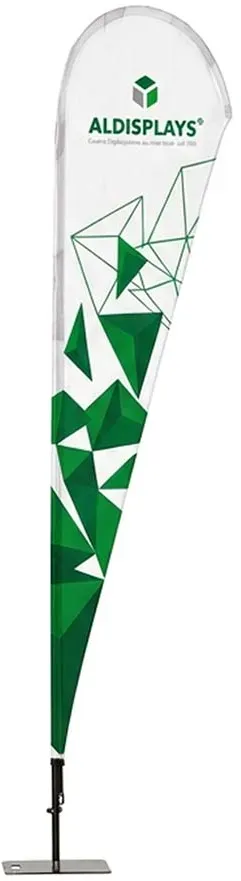 BeachFlag Tropfen Dropflag doppelseitig Grösse L