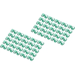 DIGITUS Kabelclips mit Farbcodierung - für Patch-Kabel - grün (Packung mit 100)