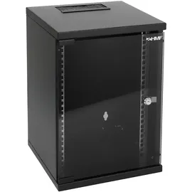 HMF 63409-02 Serverschrank Netzwerkschrank 9HE Wandgehäuse 10 Zoll, Rack Schwarz