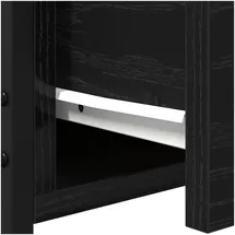 vidaXL Nachtschrank 34 x 36 x 50 cm Schwarz
