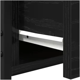 vidaXL Nachtschrank 34 x 36 x 50 cm Schwarz