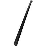 Bayli 80cm Schuhlöffel aus Edelstahl, Schuhanzieher Extra Lang in Schwarz, Schuhanziehhilfe Metall, Stabile Ausführung, Stylischer Metallschuhlöffel für Stiefel