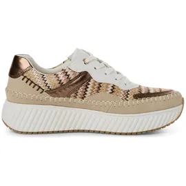 Marco Tozzi Sneaker Damen Weite E Beige 39