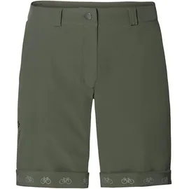 Vaude Damen Cyclist Radhose kurz (Größe L, oliv)