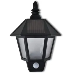 vidaXL Solarwandleuchte mit Bewegungssensor