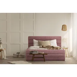 OTTO products Polsterbett »Merrit«, Quernaht im Kopf- und Fußteil, in 5 Breiten, auch in 220 cm Länge