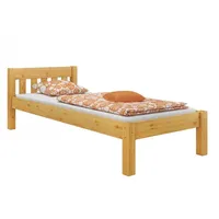 Erst-Holz Bettrahmen 80x200 Massivholz natur Futonbett Kinderbett 60.38-08 M