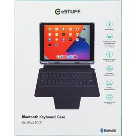 ESTUFF Folio keyboard Cover für das iPad 9. Generation, 10.2 Zoll