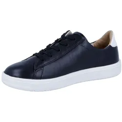 Sneaker RICHTER "1893 WMS: mittel", Kinder, Gr. 38, schwarz-weiß (schwarz, weiß), Leder, sportlich, Schuhe, Sportschuh, Schnürschuh im cleanen Look