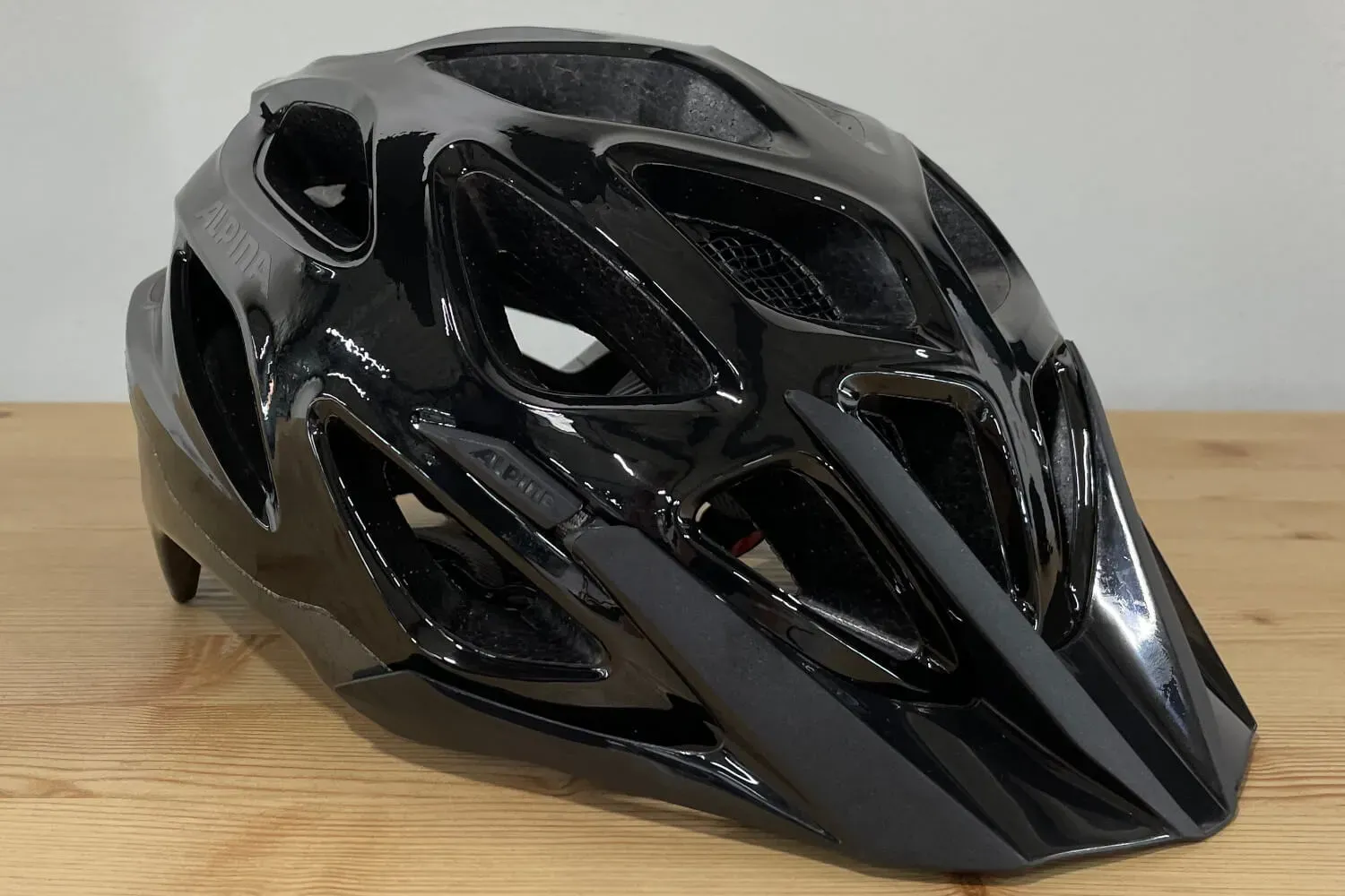 100 Jahre Zweirad Wuerdinger ALPINA Helm Thunder 3.0 - schwarz glanz - 57-62