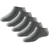 SCHIESSER Damen 5 Pack Sneakersocken Strümpfe Füßlinge - Stay Fresh Socken, Silbergrau-mel._179825, 35-38