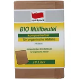 Quickpack Biomüllbeutel 10,0 l braun 2,0 mm, 10 St.
