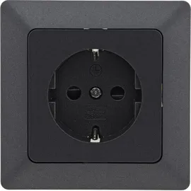 ChiliTec Schuko-Steckdose Unterputz Anthrazit