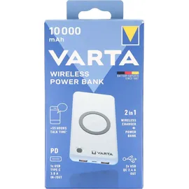 Varta Wireless Power Bank 10000 mAh weiß