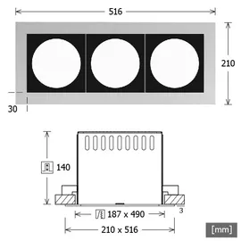 LTS Licht SCER 2,3140 Einbaugehäuse