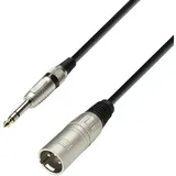 Adam Hall Cables 3 STARS BMV 0300 Symmetrisches Kabel XLR Male auf Klinke TRS | 3 m